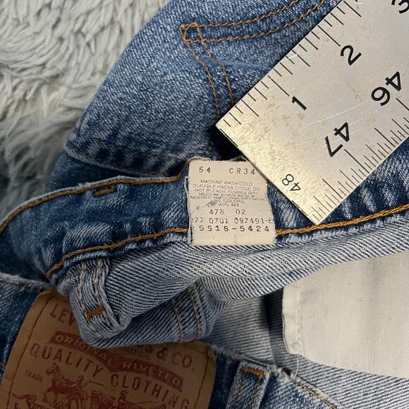 Vintage 2001 Levi’s 515 Bootcut Lowrise Denim Jeans Y2K - Picture 11 of 12